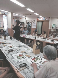 野菜を描く　認知症予防アートワーク